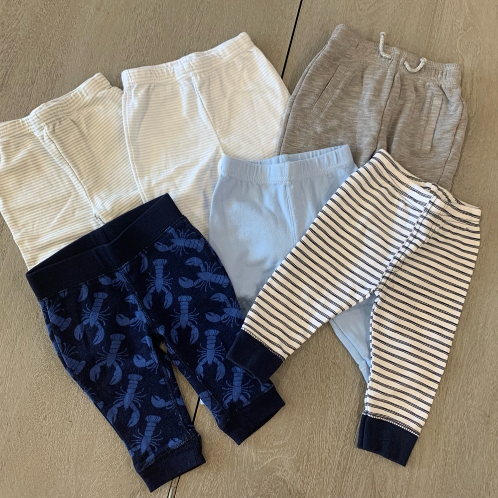 0-3M pants set of 6